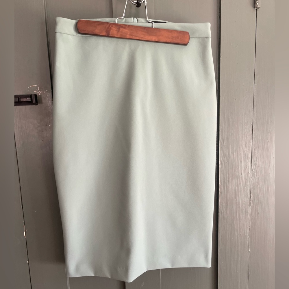 NWOT Nicole Miller Aquamarine Pencil Skirt